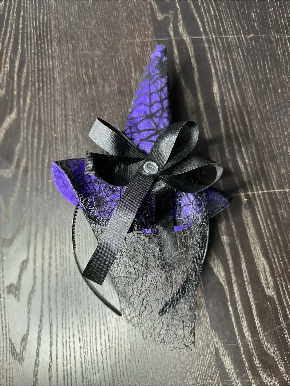 Kids Halloween Headband Set - Black Pirate and Colorful Witch Hats